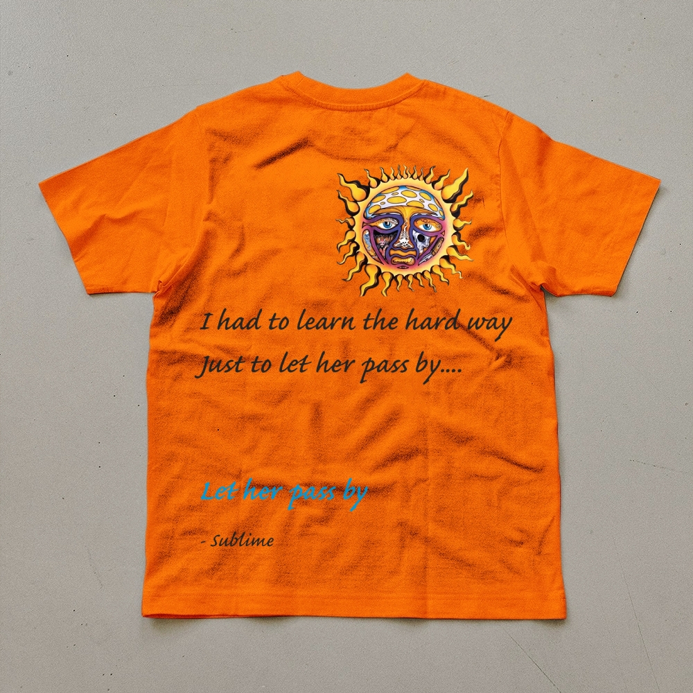 Let Her Pass By White Sun Tee