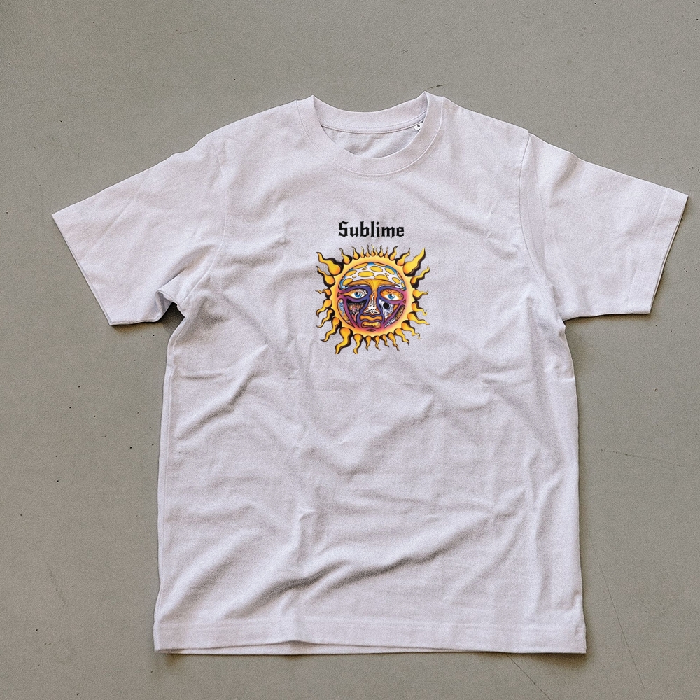 Small Front Sun Print Tee