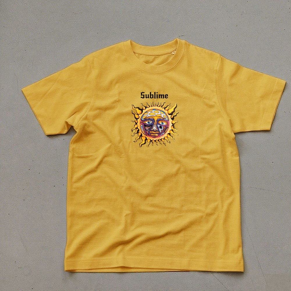 Small Front Sun Print Tee