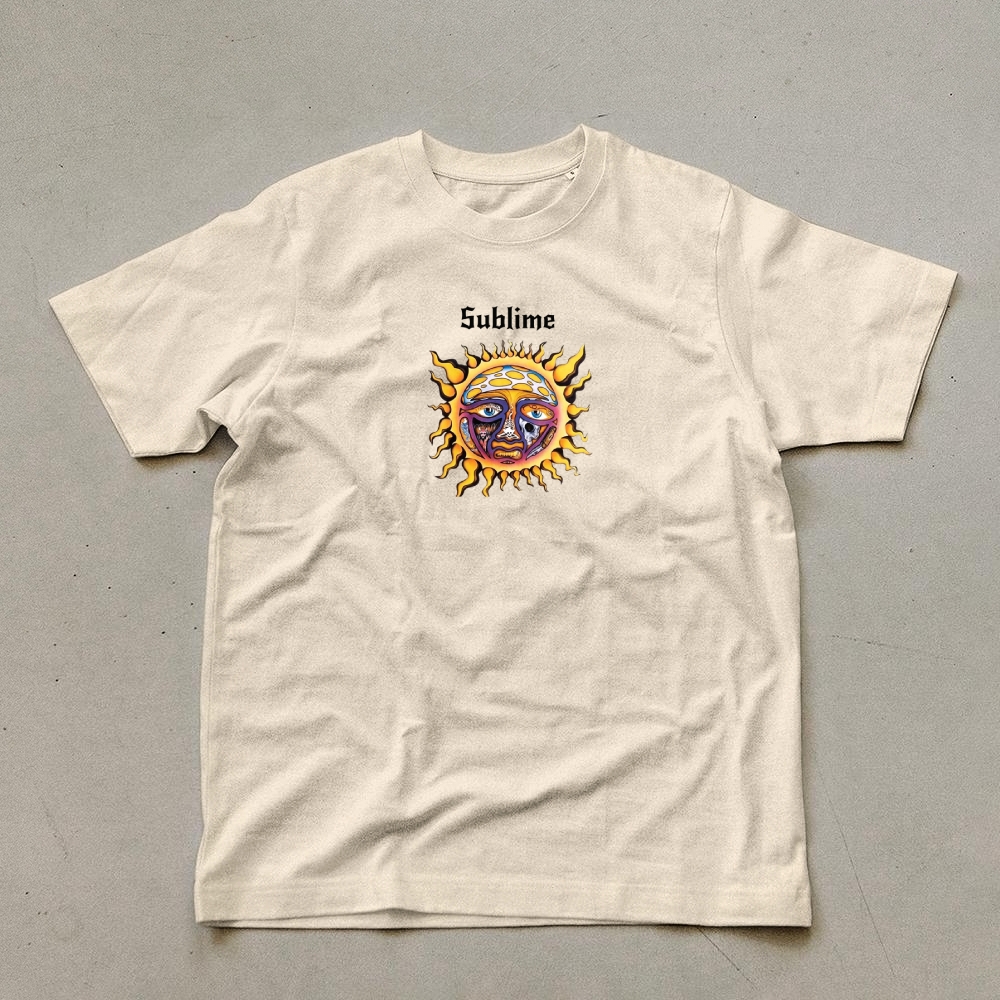 Small Front Sun Print Tee