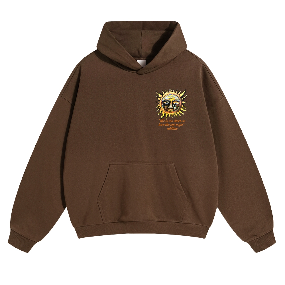 Classic Retro Sun Logo Hoodie