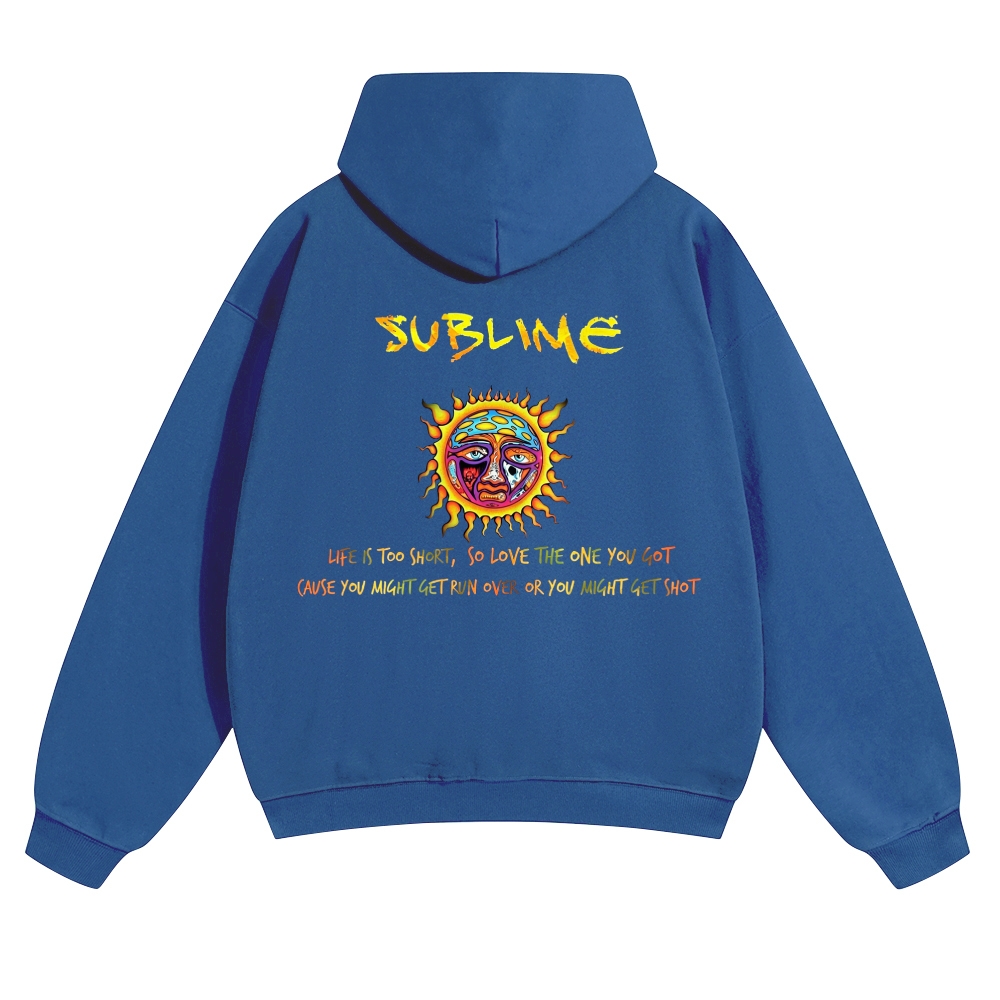 Classic Retro Sun Logo Hoodie