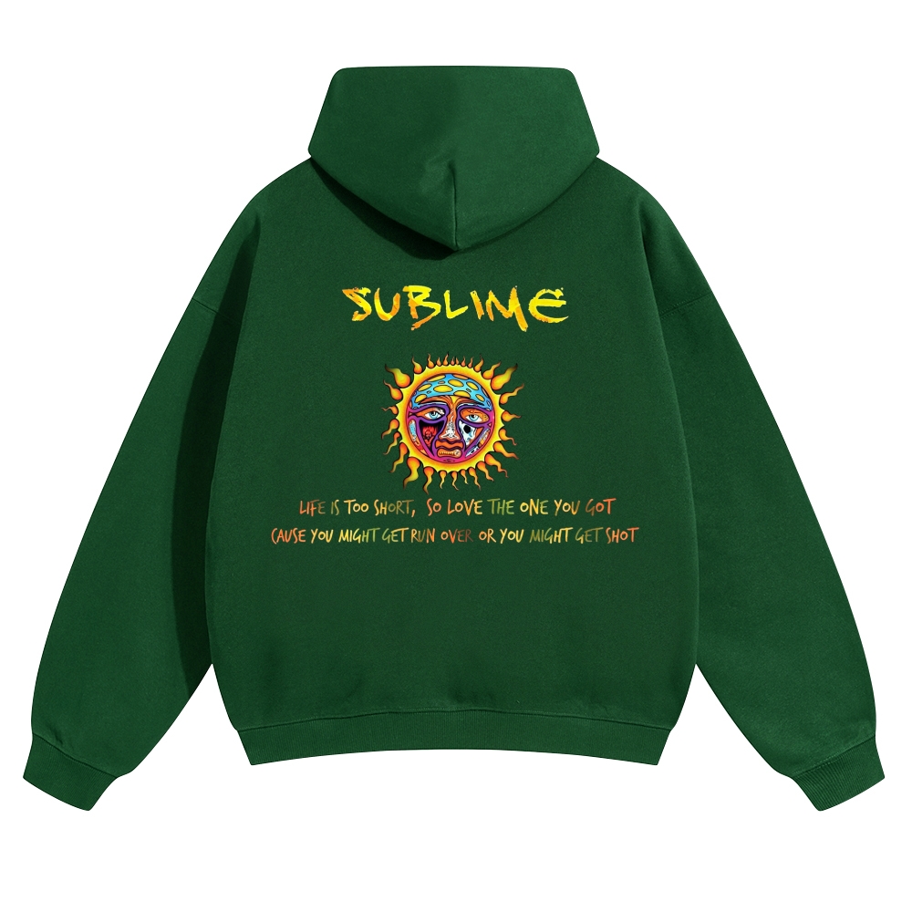 Classic Retro Sun Logo Hoodie