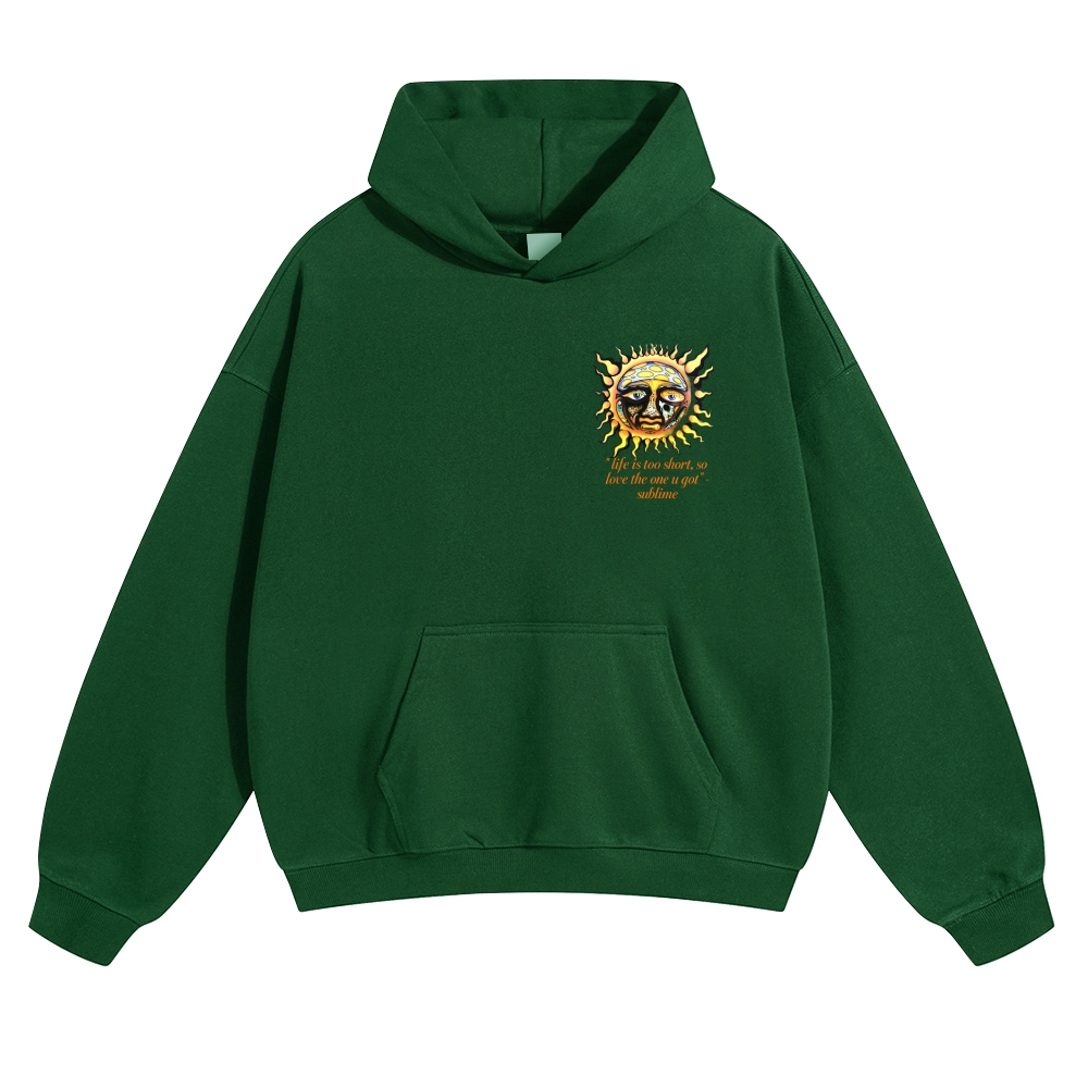 Classic Retro Sun Logo Hoodie