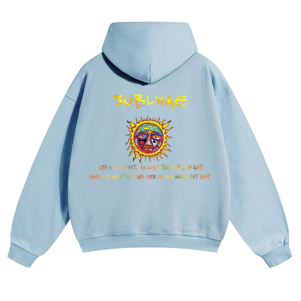 Classic Retro Sun Logo Hoodie