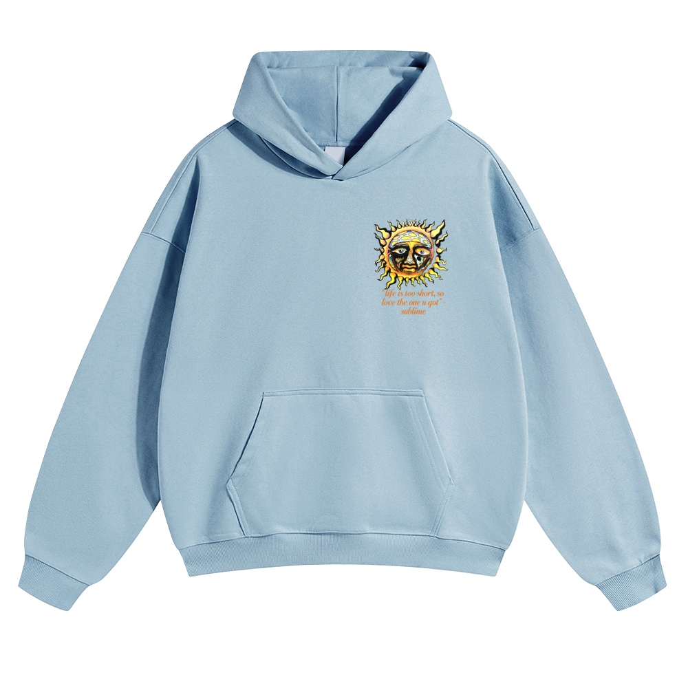 Classic Retro Sun Logo Hoodie