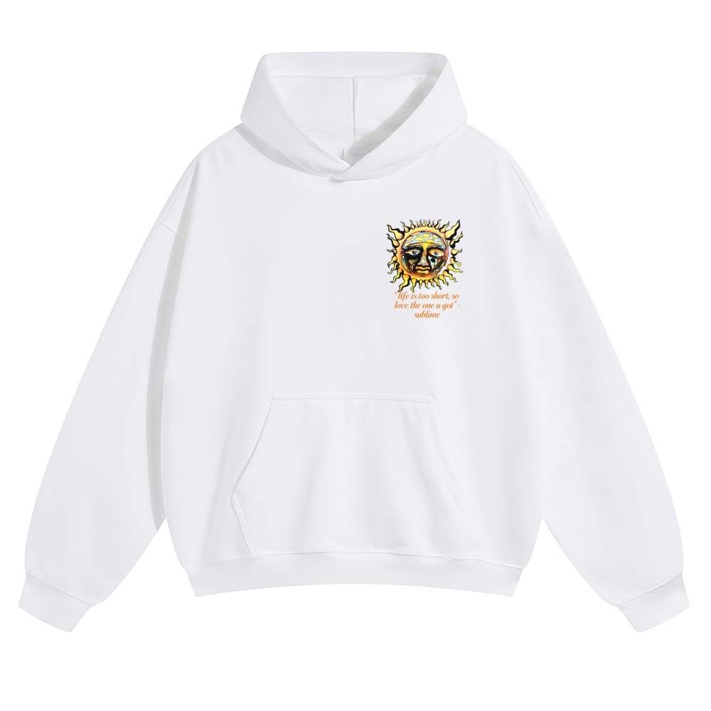 Classic Retro Sun Logo Hoodie