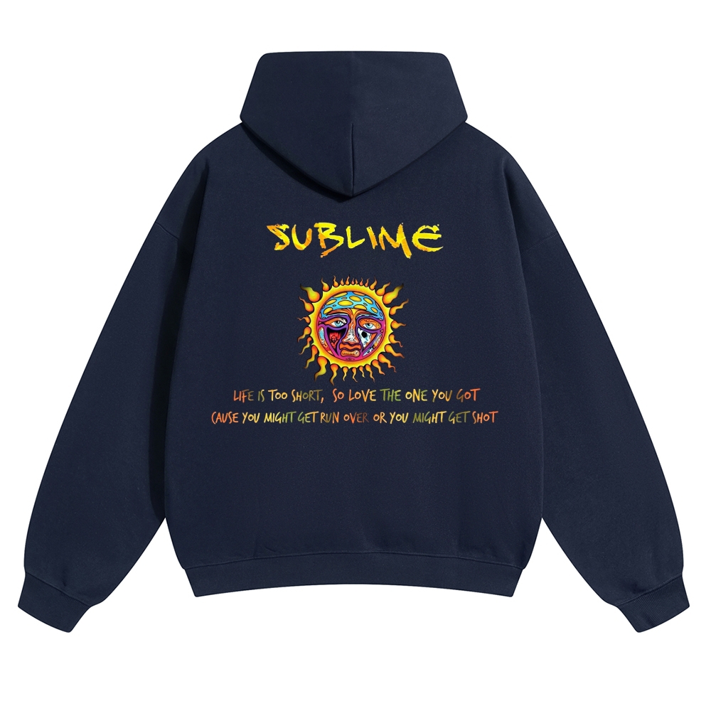 Classic Retro Sun Logo Hoodie