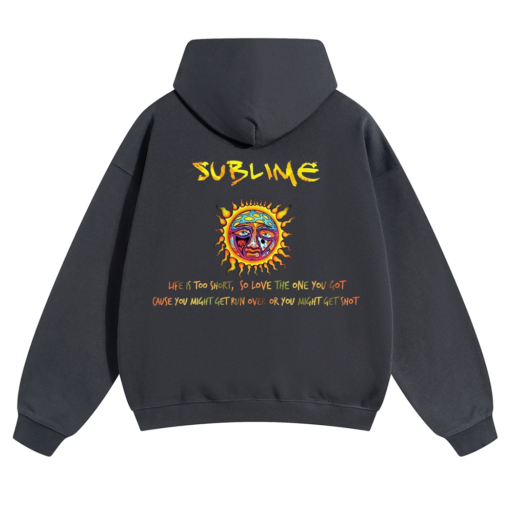Classic Retro Sun Logo Hoodie
