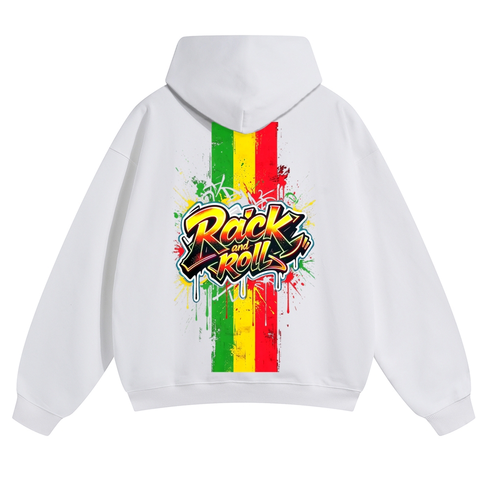 Rasta Rock N Roll Flag Hoodie