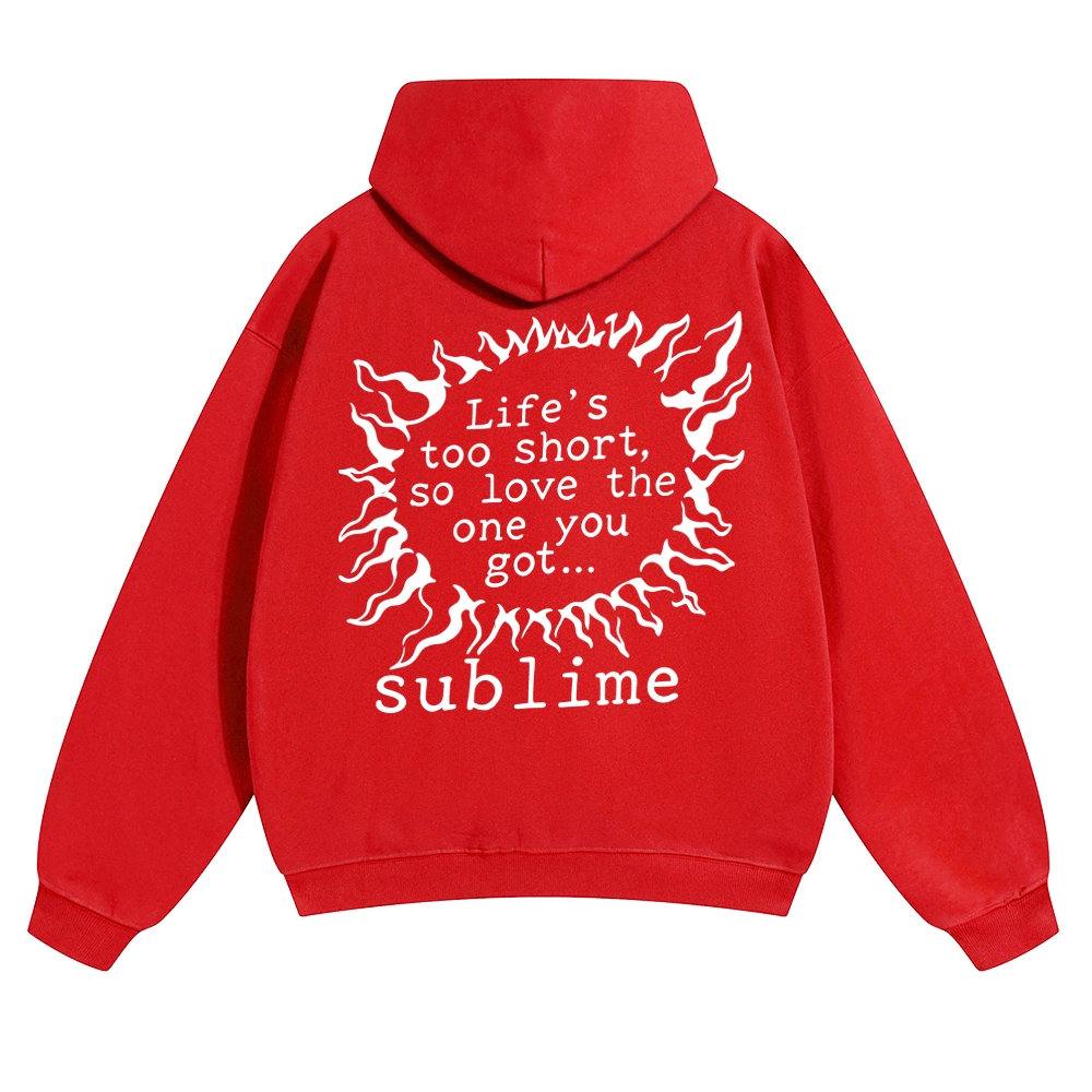 Lightning Text Quote Graphic Hoodie