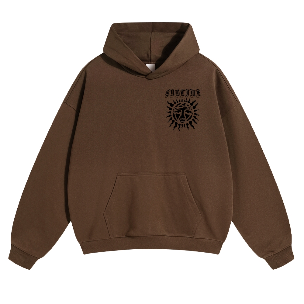 Sublime Lyric Sun Brown Graphic Hoodie