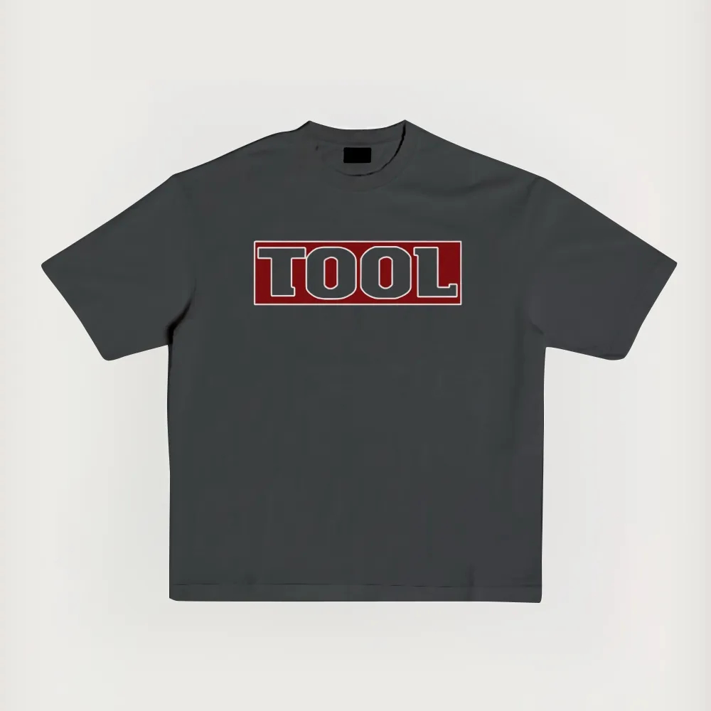 Mystic Tribal Face Oversized Metal Tee