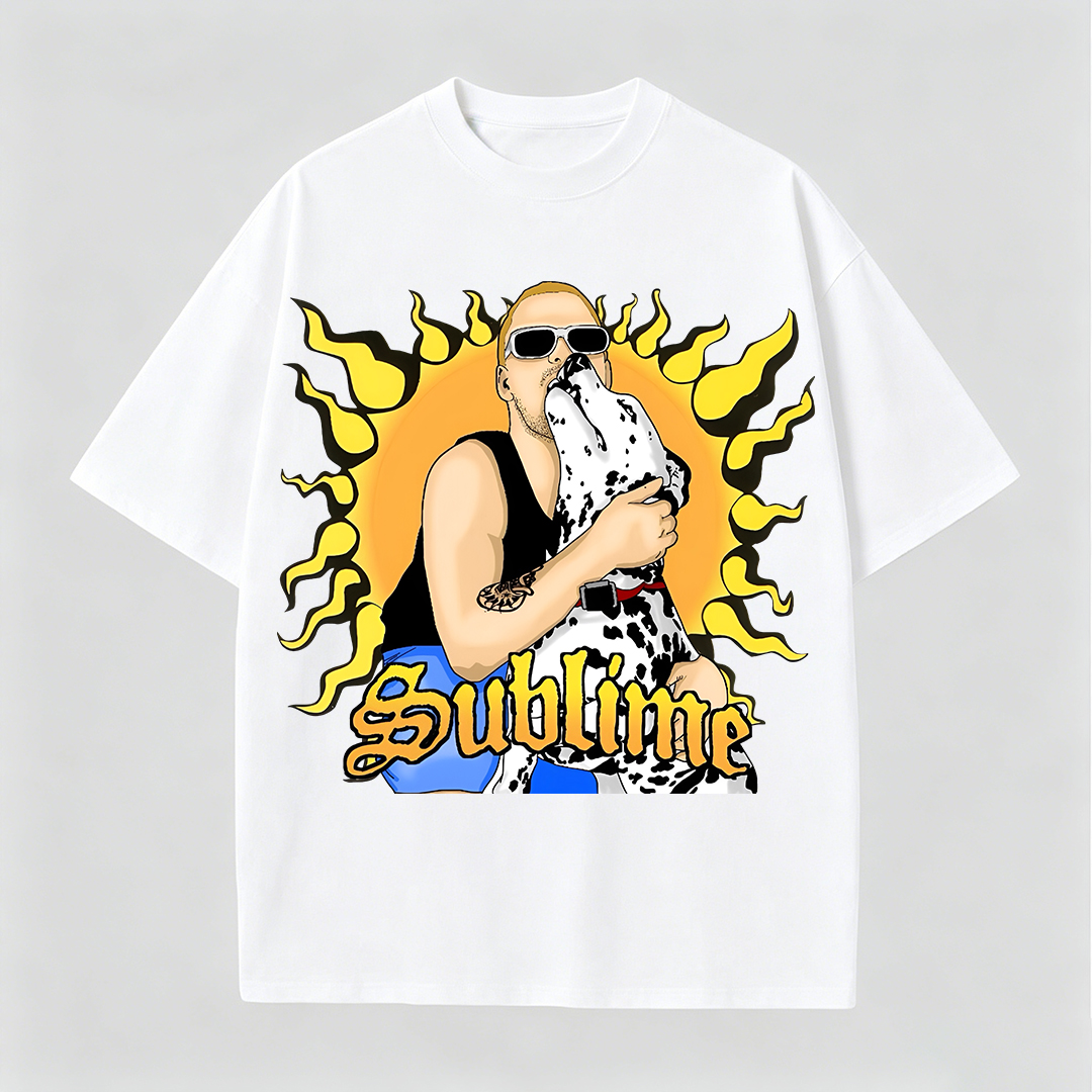 Sublime Vintage Skull Graphic T-Shirt