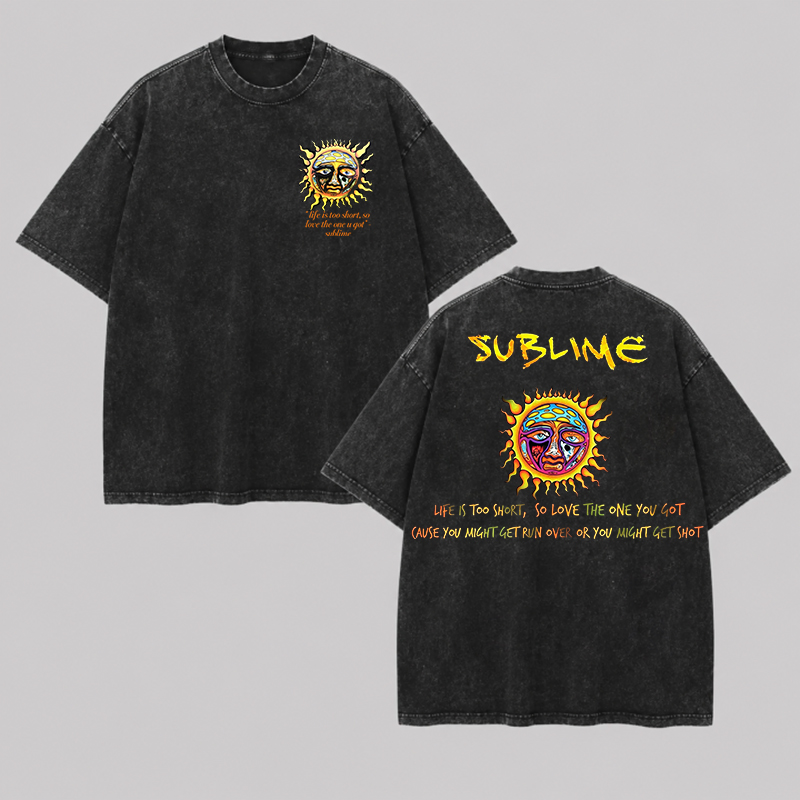 Vintage Sun Lyric Washed Tee