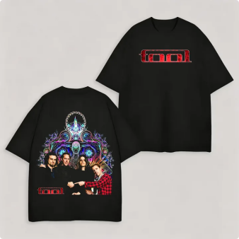 Tool Band Portrait Retro Print Tee