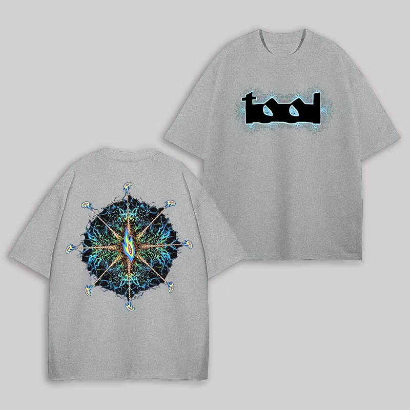 Psychedelic Mandala Oversized Rock Tee