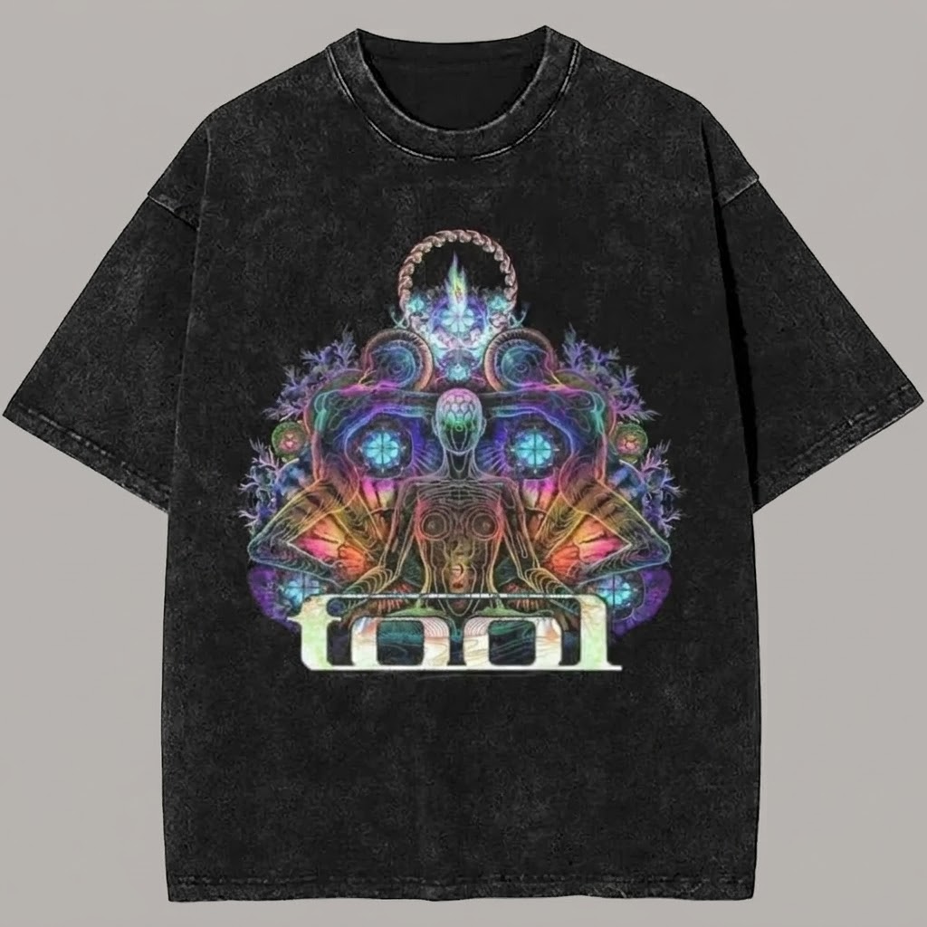 Trippy Chakra Psychedelic Human Grunge Distressed Tee