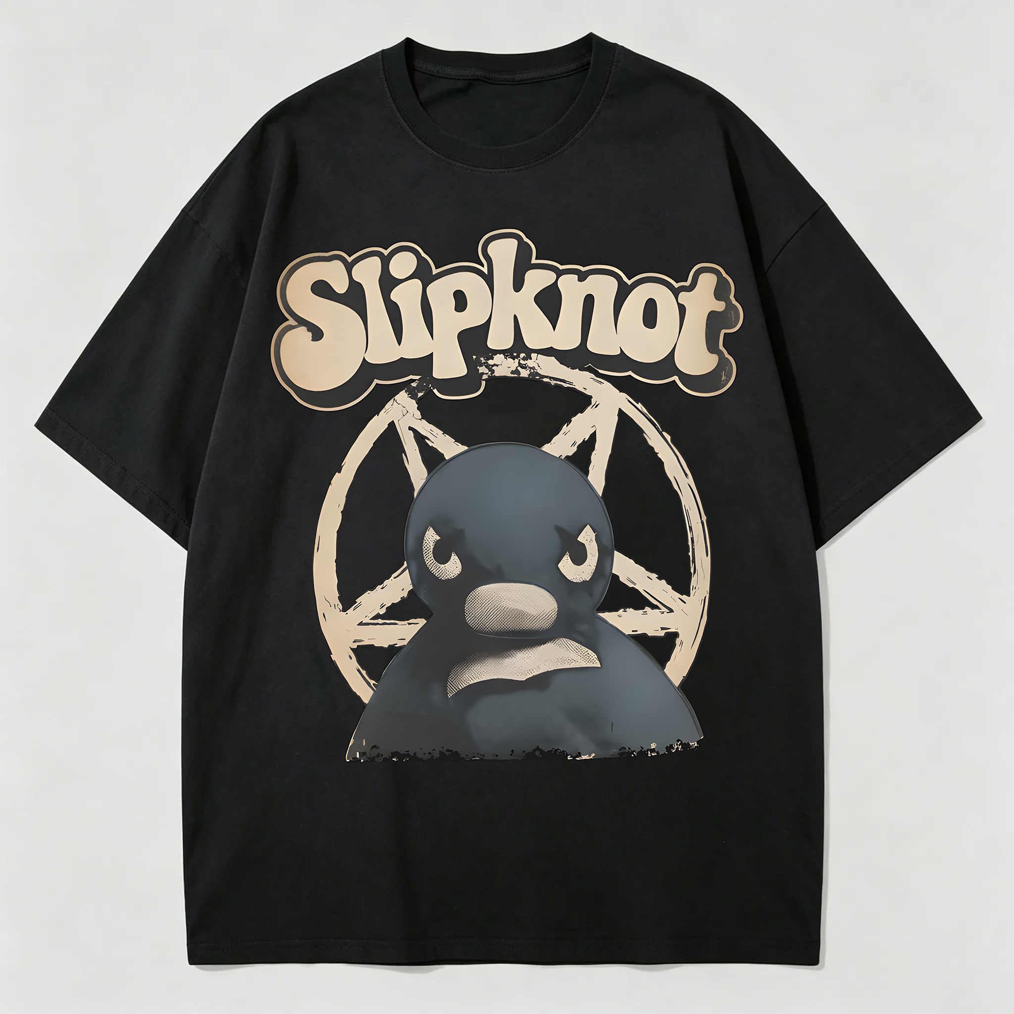 Slipknot Retro Pentagram Cartoon Tee
