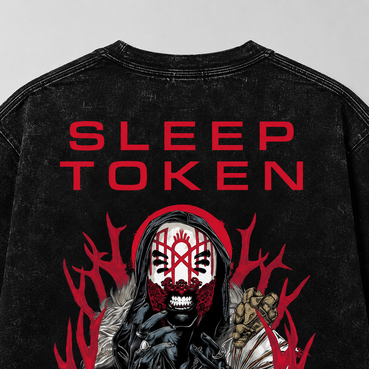 Sleep Token Red Mask Graphic Tee