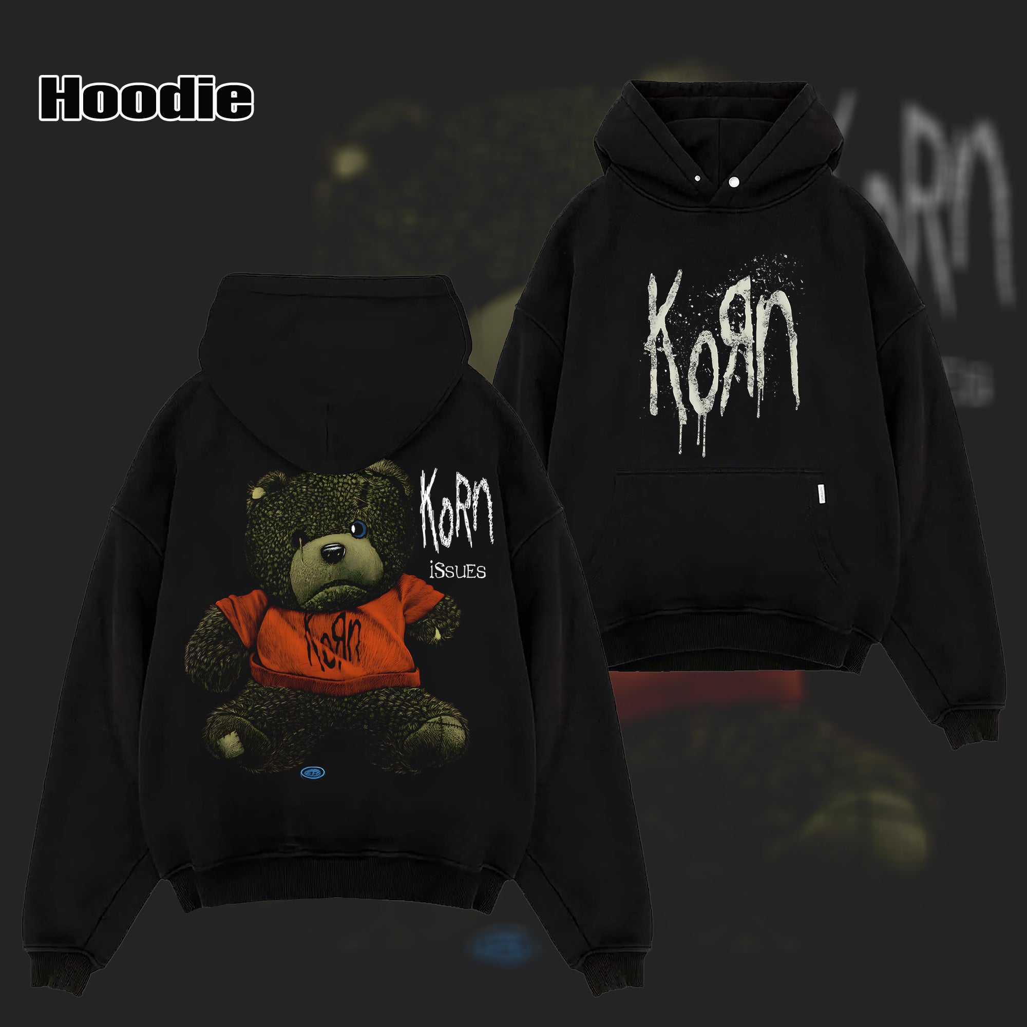 1999 Vintage Y2K Korn Issues Doll Album Hoodie