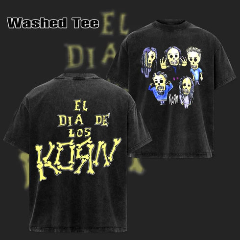 Korn Follow The Leader Cartoon Kids Washed Tee