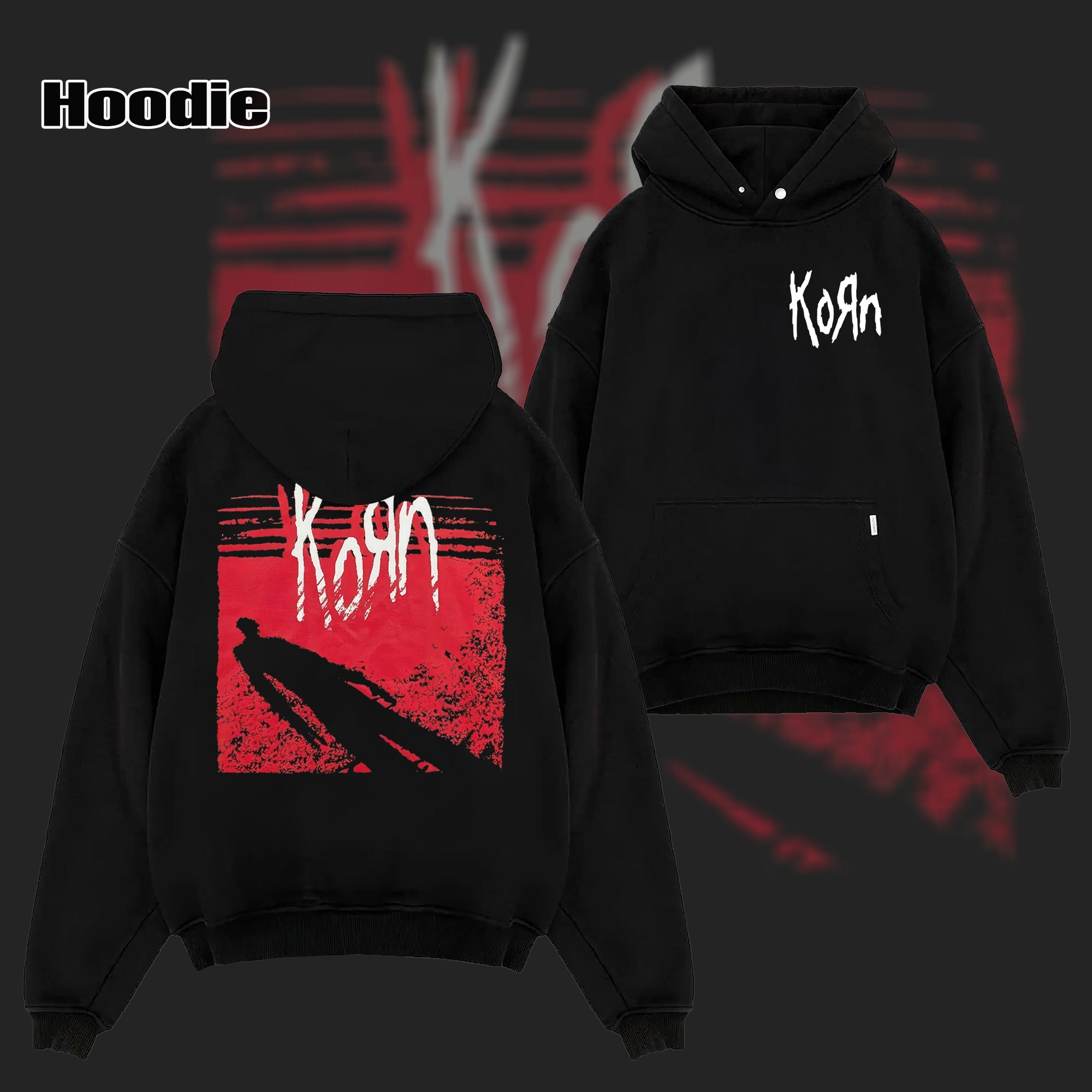 Vintage Korn - Slendy Red Light  Hoodie