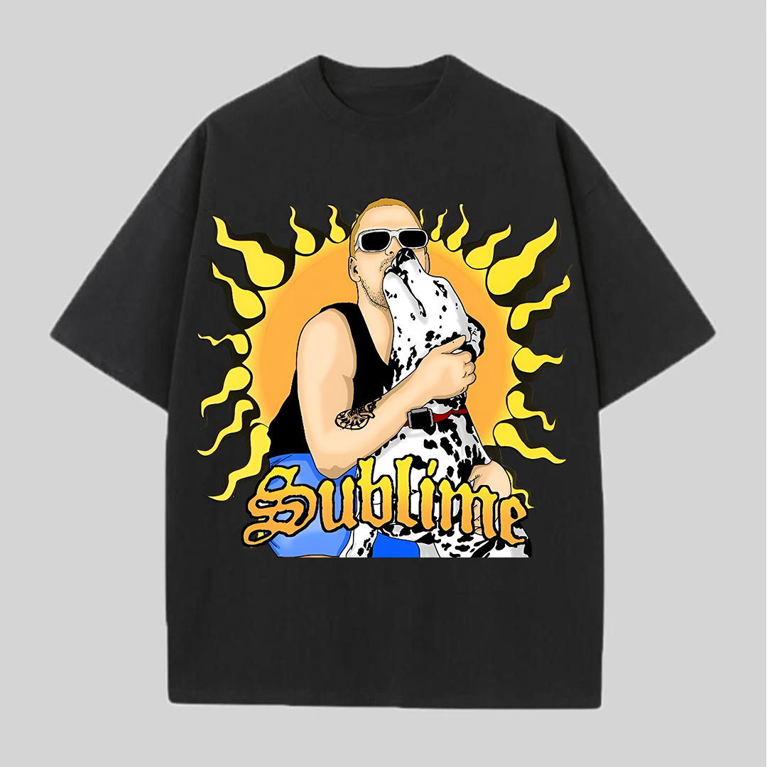 Sublime Vintage Skull Graphic T-Shirt