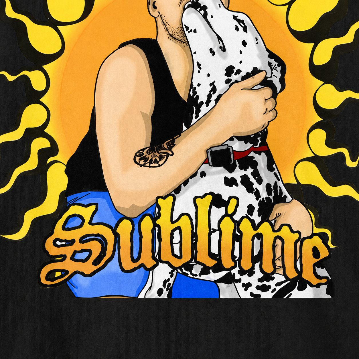 Sublime Vintage Skull Graphic T-Shirt