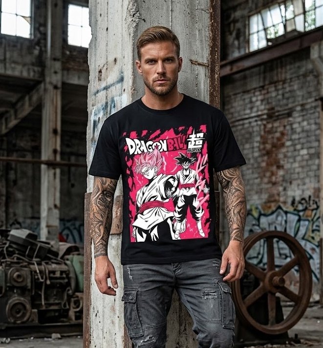 Dragon Ball Super Goku Black Anime Streetwear T-Shirt