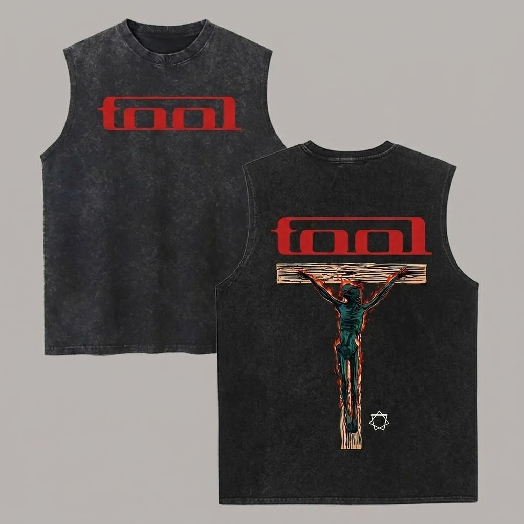  Tool Band Washed Sleeveless Tank