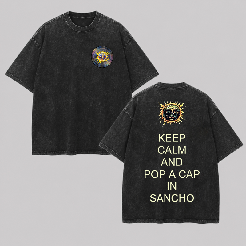 Keep Calm Sancho Washed Tee
