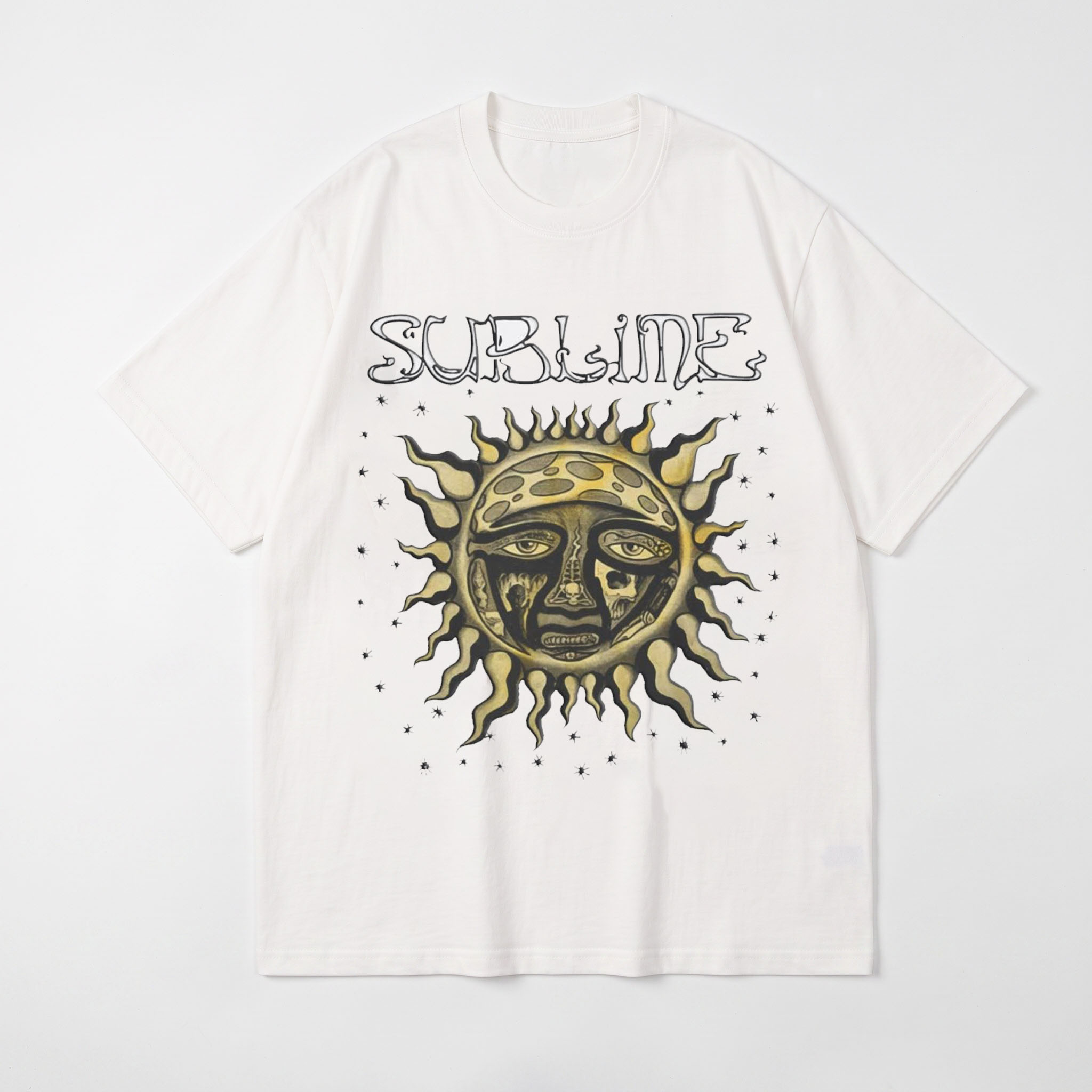 Vintage Sublime Sun Face White Tee