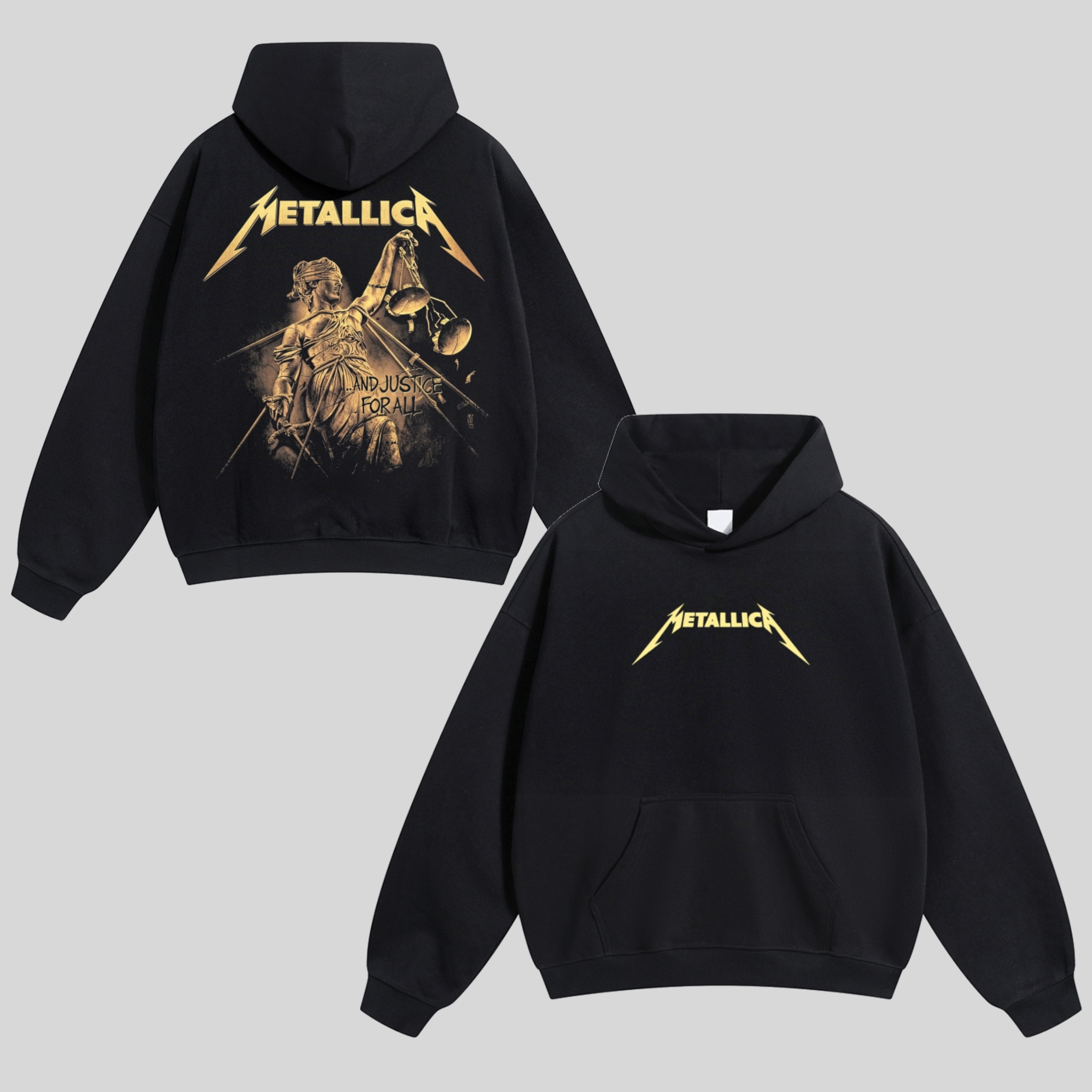 Golden Castle Skull Gothic Hoodie