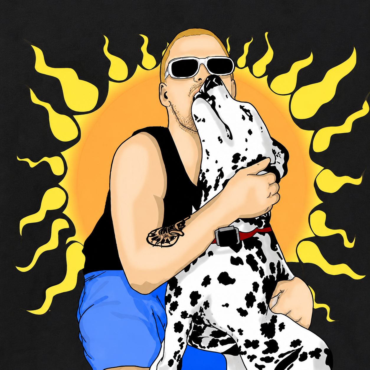 Sublime Vintage Skull Graphic T-Shirt