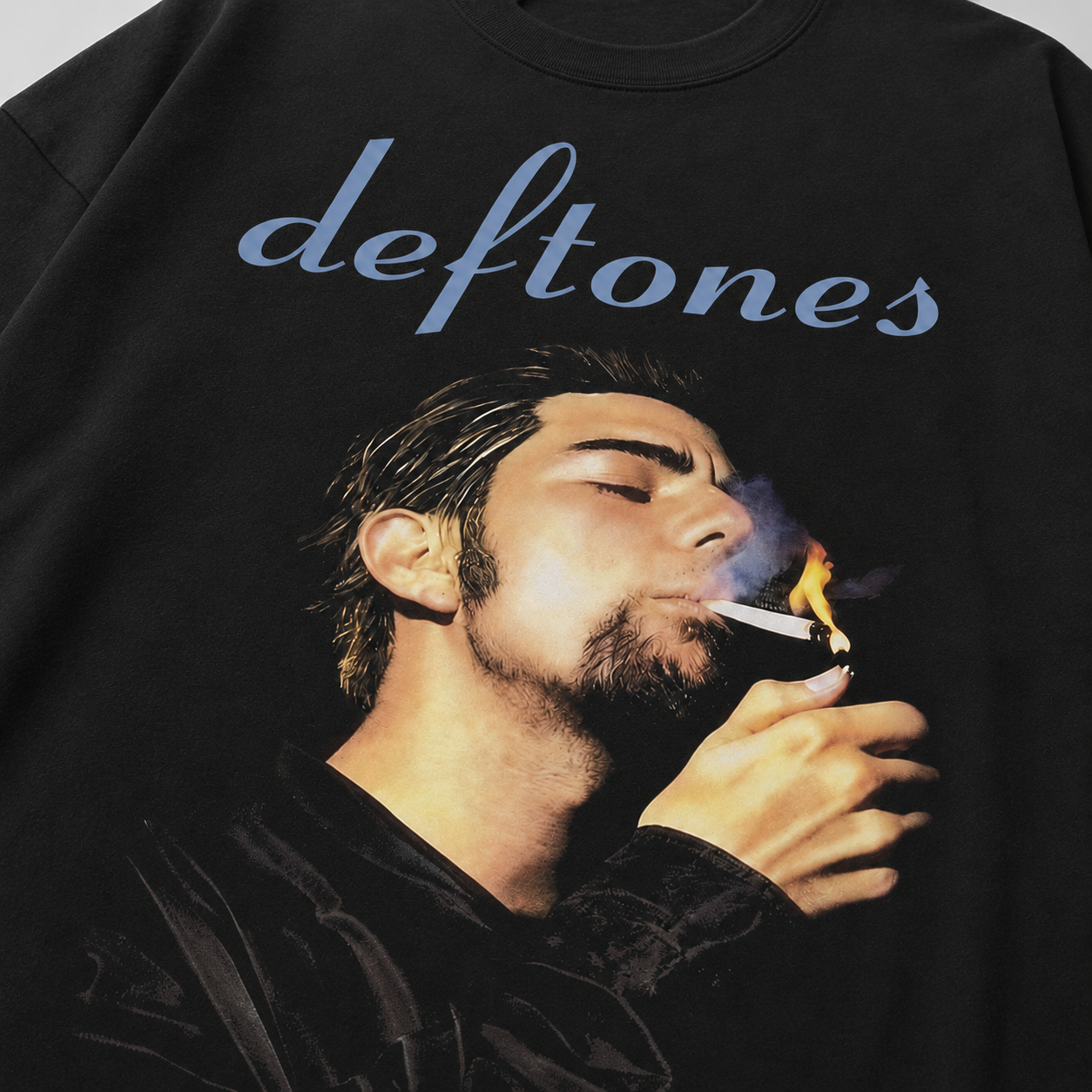 Deftones Smoking Portrait Graphic Tee