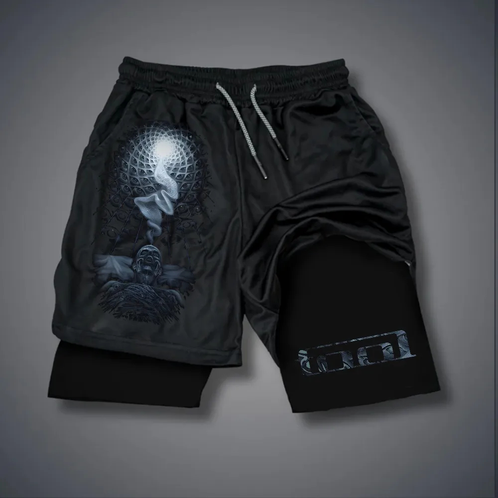 Surreal Spiral Spirit Double Layer Metal Shorts