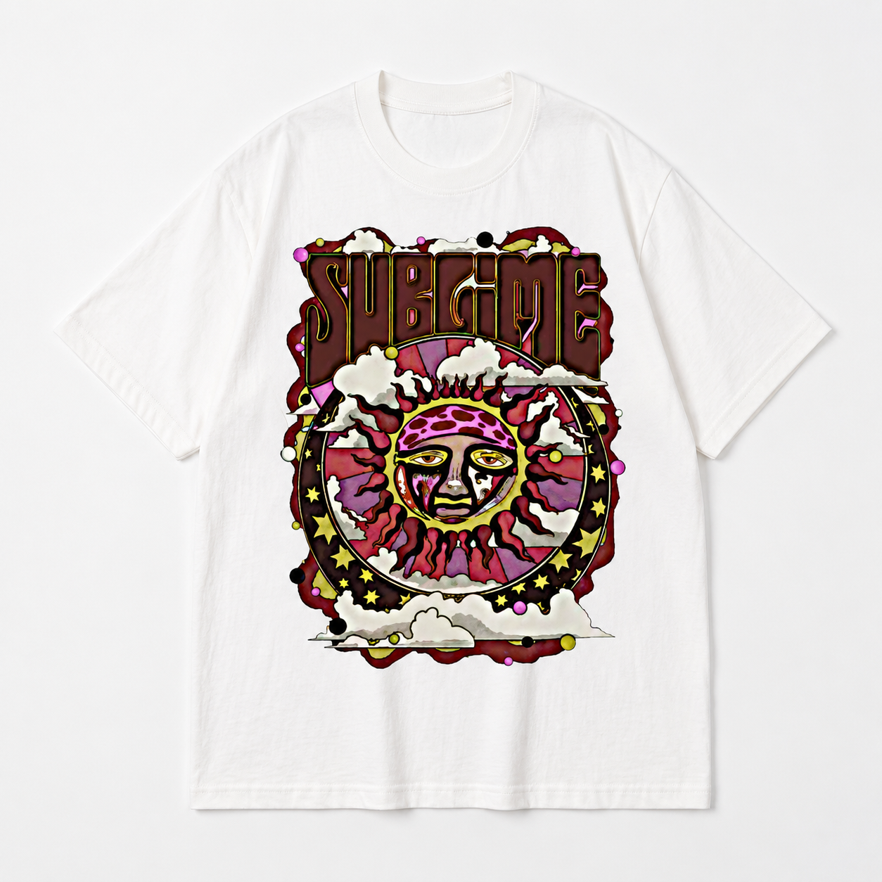 Sublime Psychedelic Cloud Sun Band Tee
