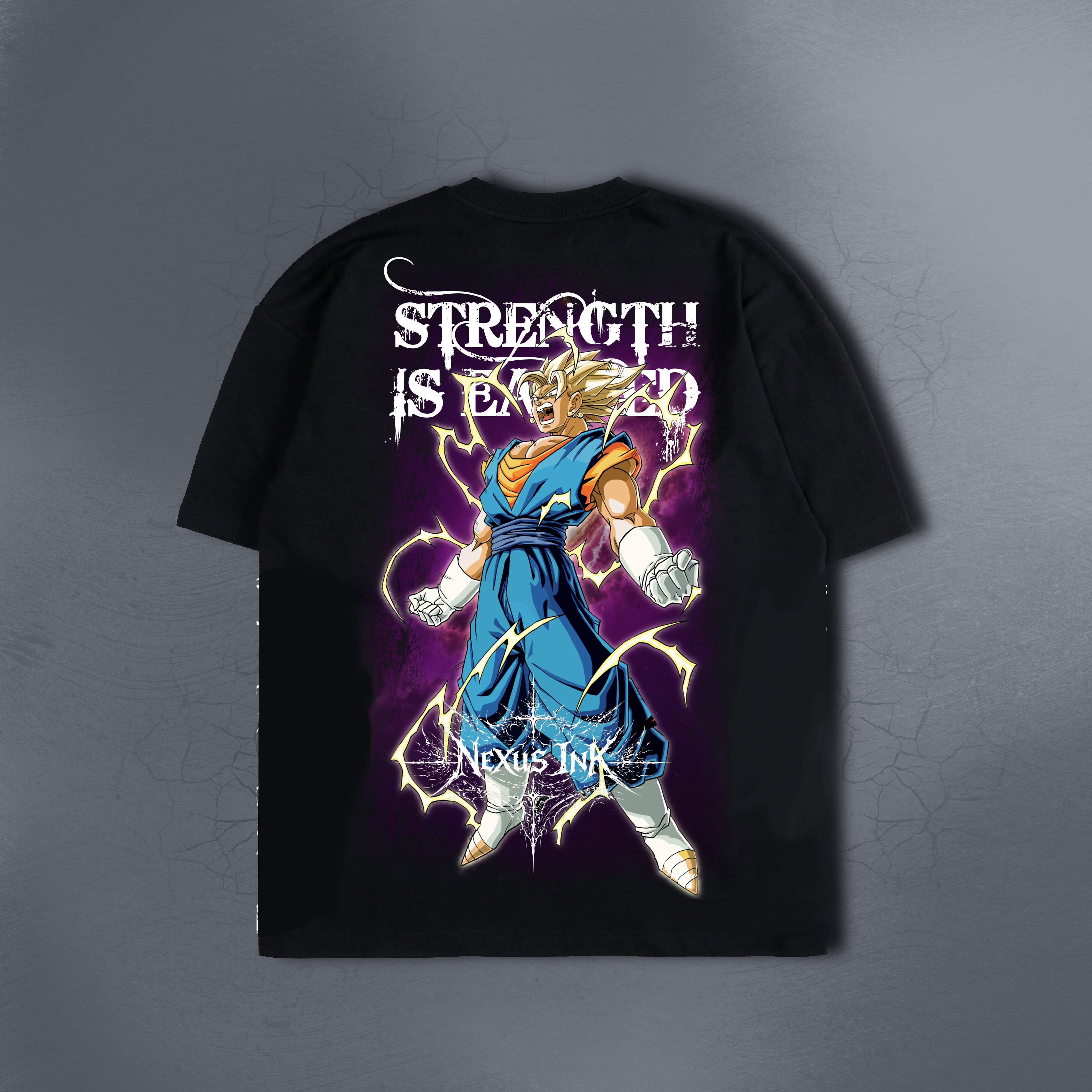  DBZ Super Vegito Streetwear Oversized T-Shirt