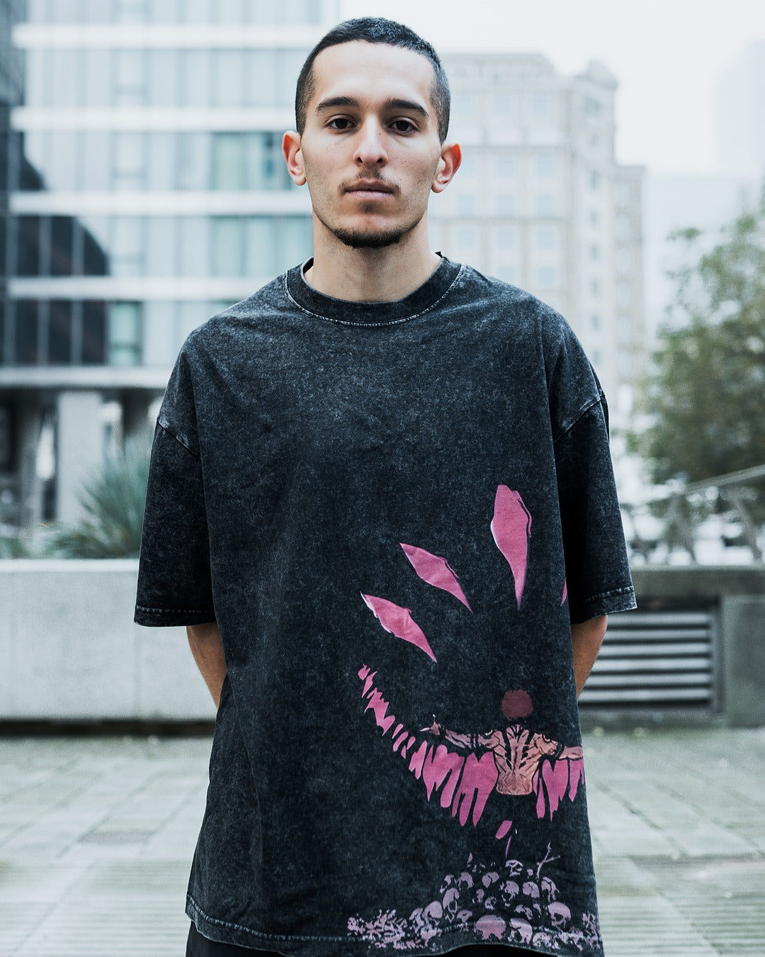 Mystic Pink Premium Vintage Washed T-Shirt