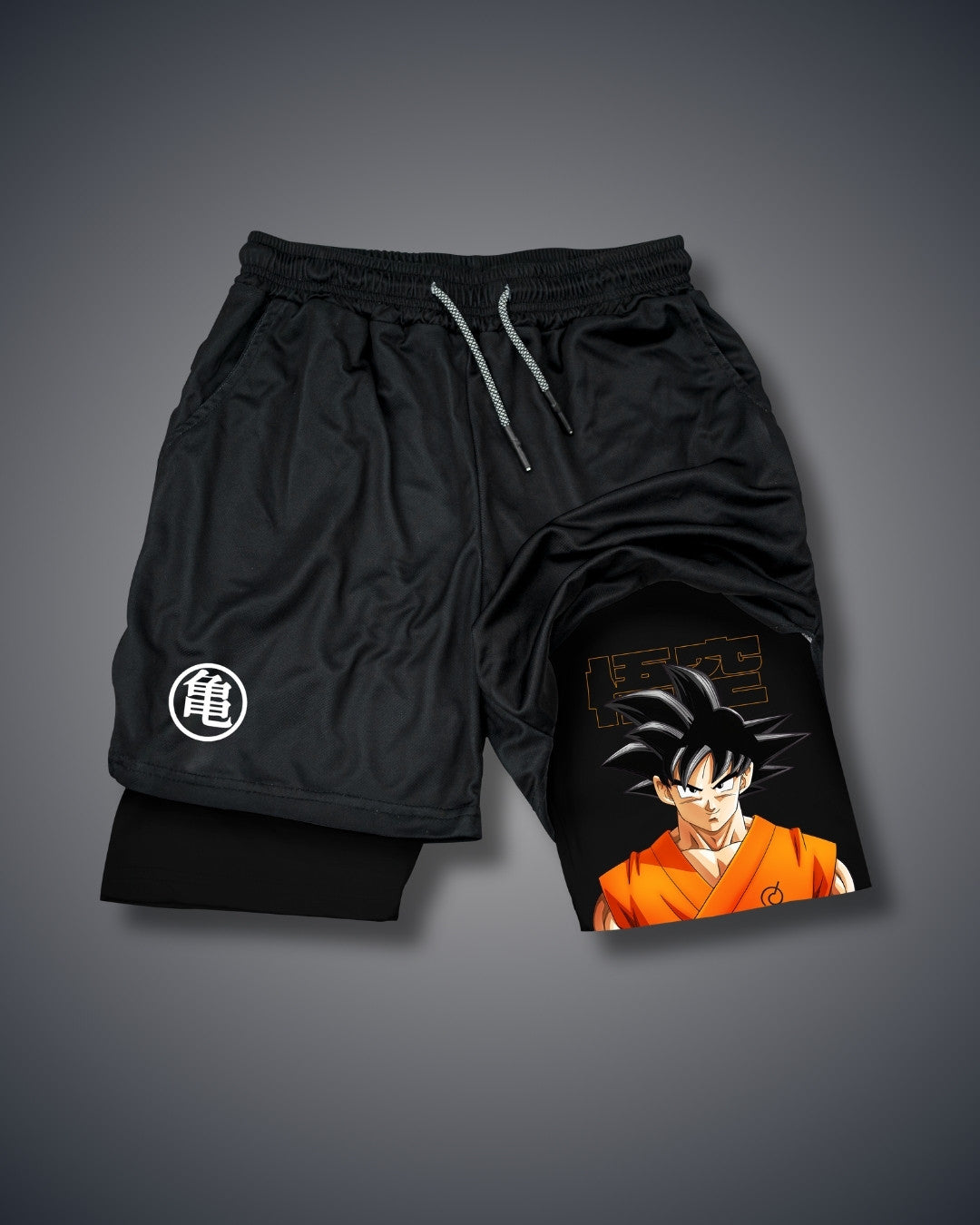 Dragon Ball Z Classic Goku Double Layer Sports Shorts