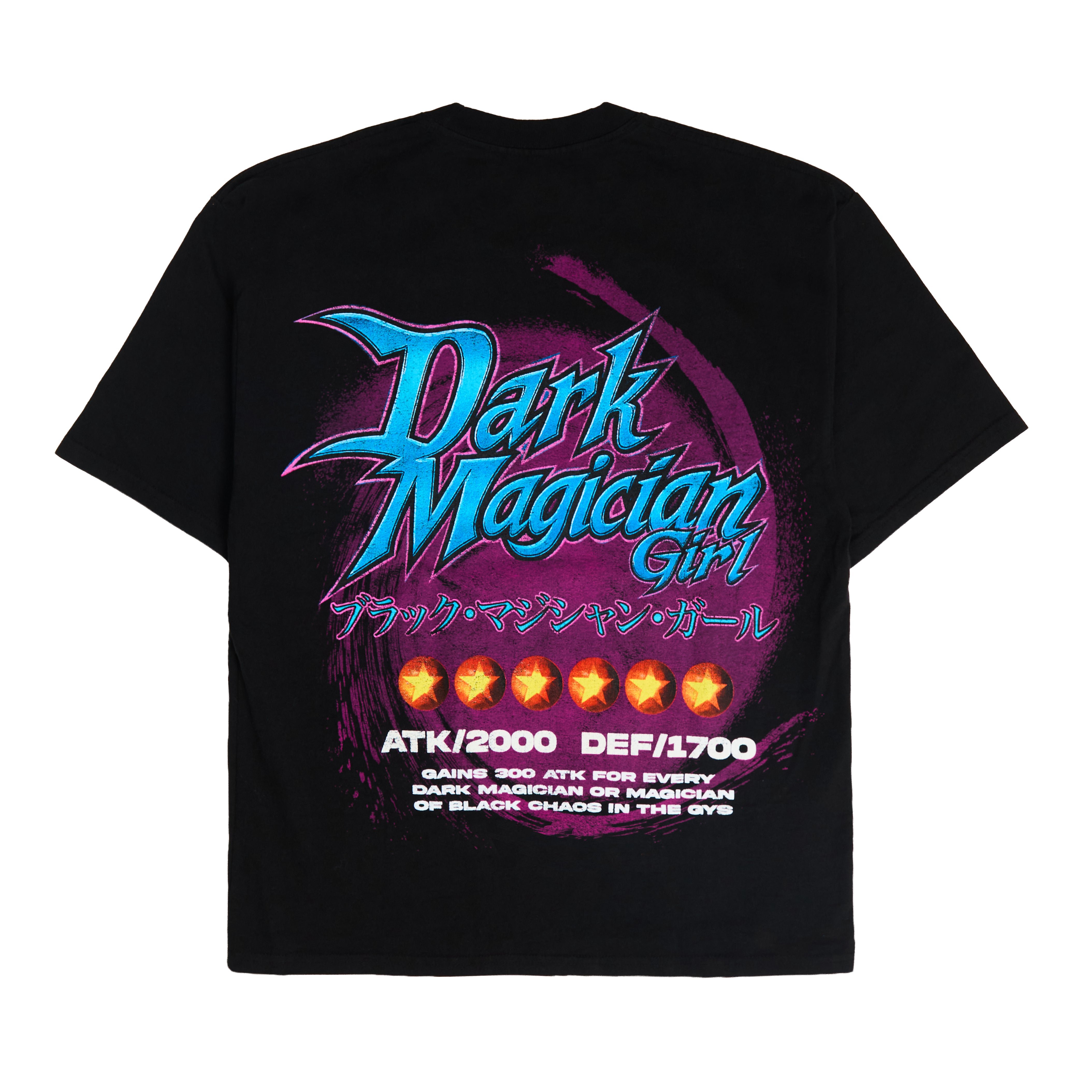 YUGIOH DARK MAGICIAN GIRL V2 JUMBO PRINT SHIRT (BLACK)