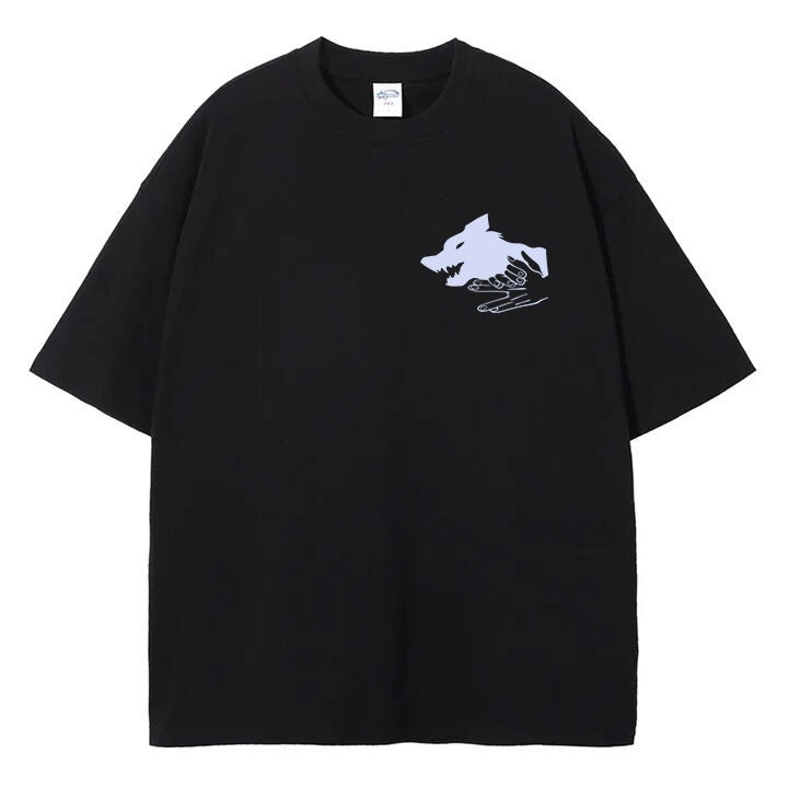 Wolf Head Symbol Premium Oversized Tee
