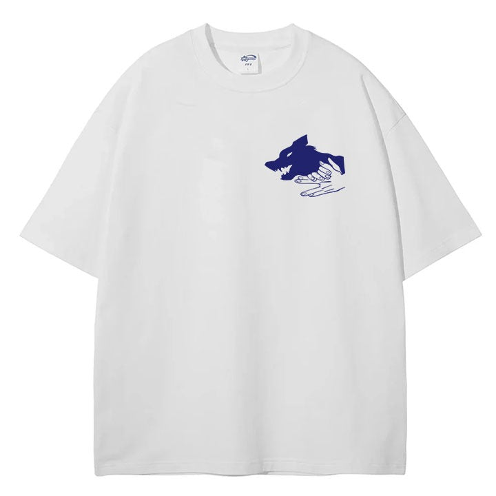 Wolf Head Symbol Premium Oversized Tee