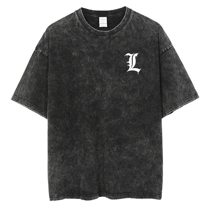 Gothic Letter L Premium Oversized Tee