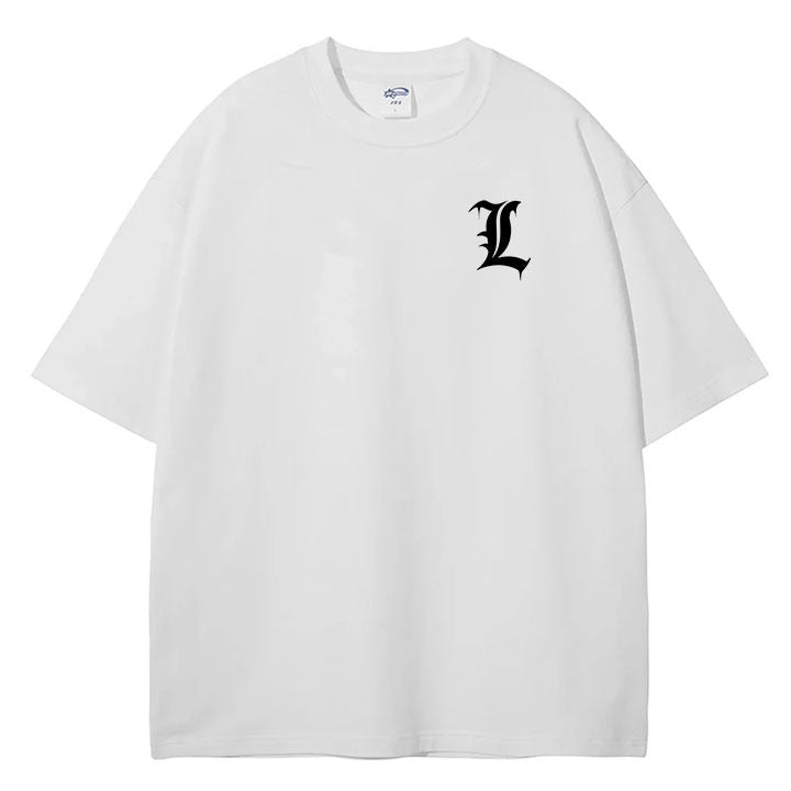Gothic Letter L Premium Oversized Tee