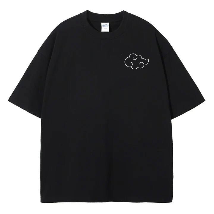 Minimal Cloud Line Art Streetwear Tee