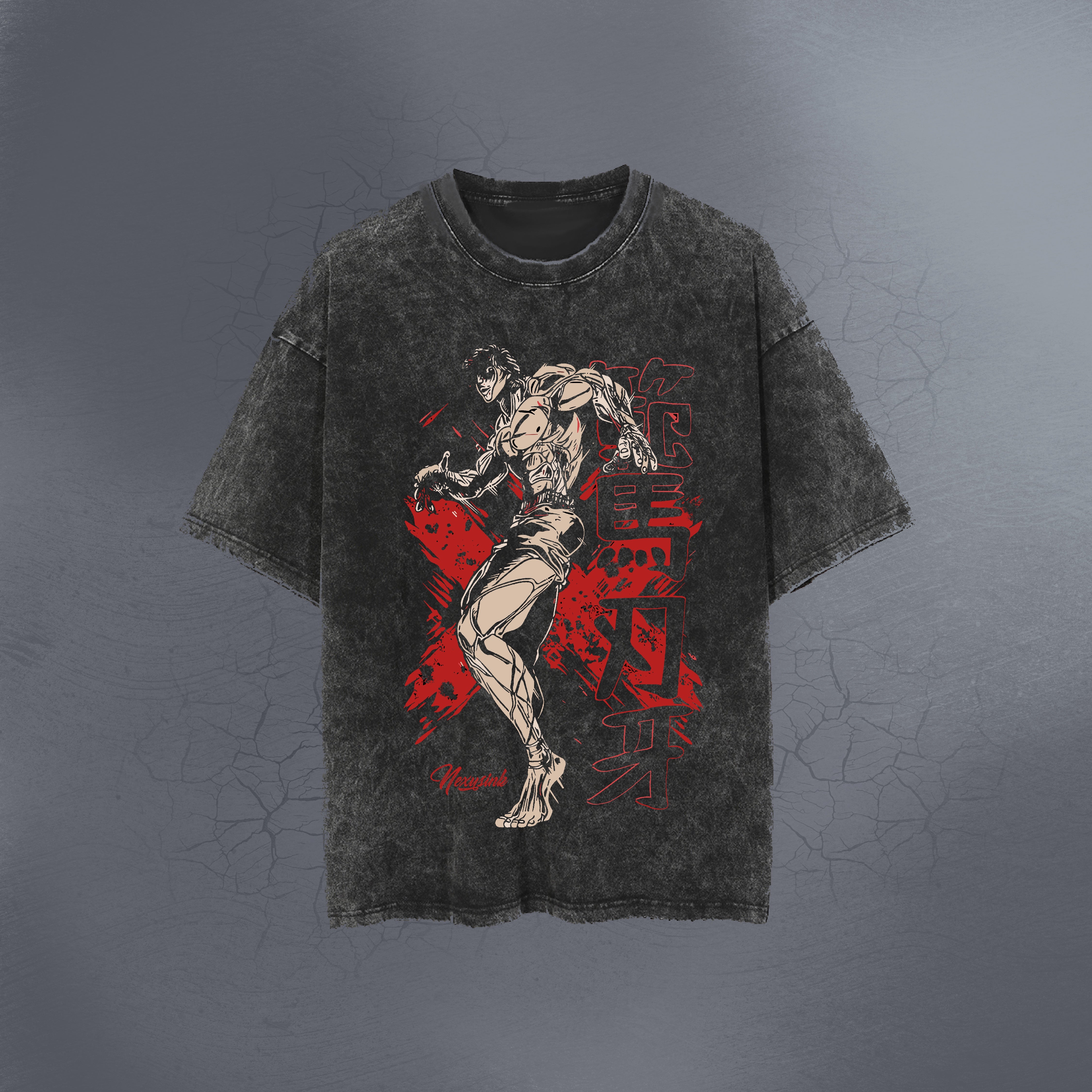 BAKI HANMA VINTAGE TEE