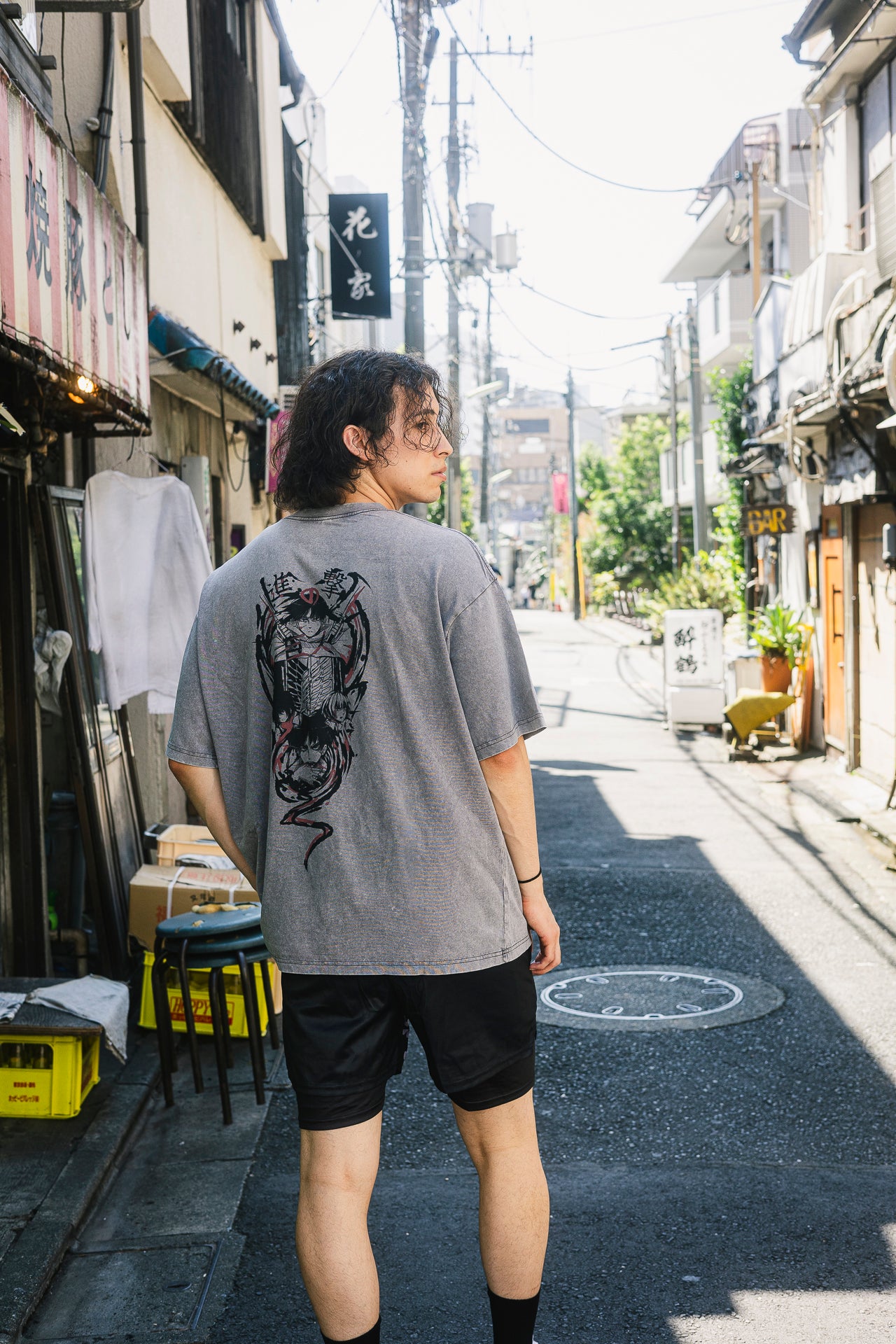 Attack On Titan Wall Breach Vintage Washed T-Shirt