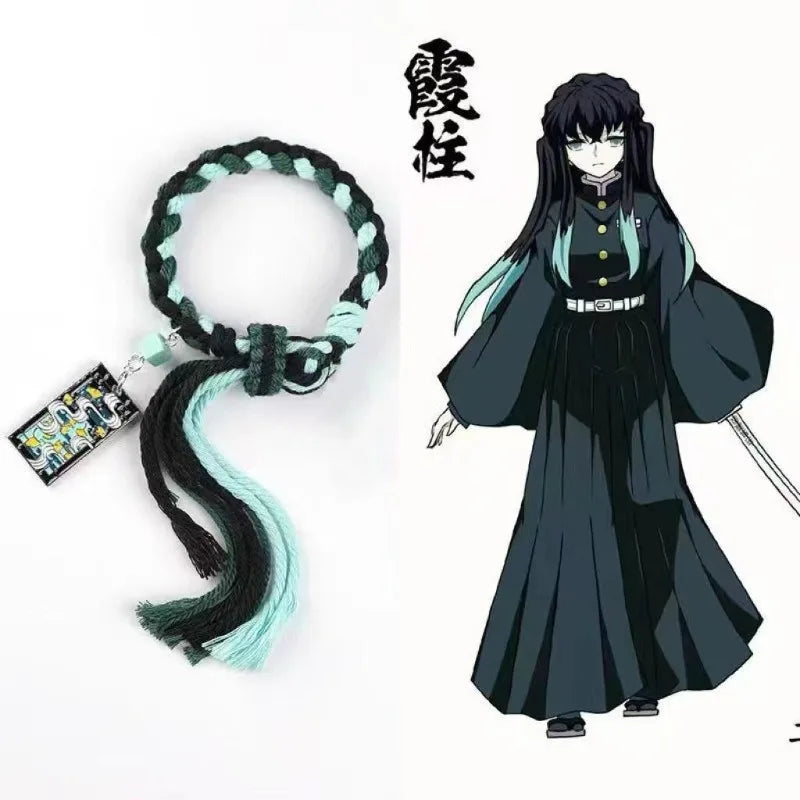 "EMERALD BREEZE" - Demons Slayer Anime Bracelet